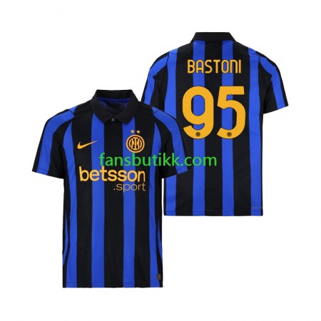 Fotballdrakt Inter Milan Alessandro Bastoni 95 Hjemmetrøye 2026-2027 Kortermet